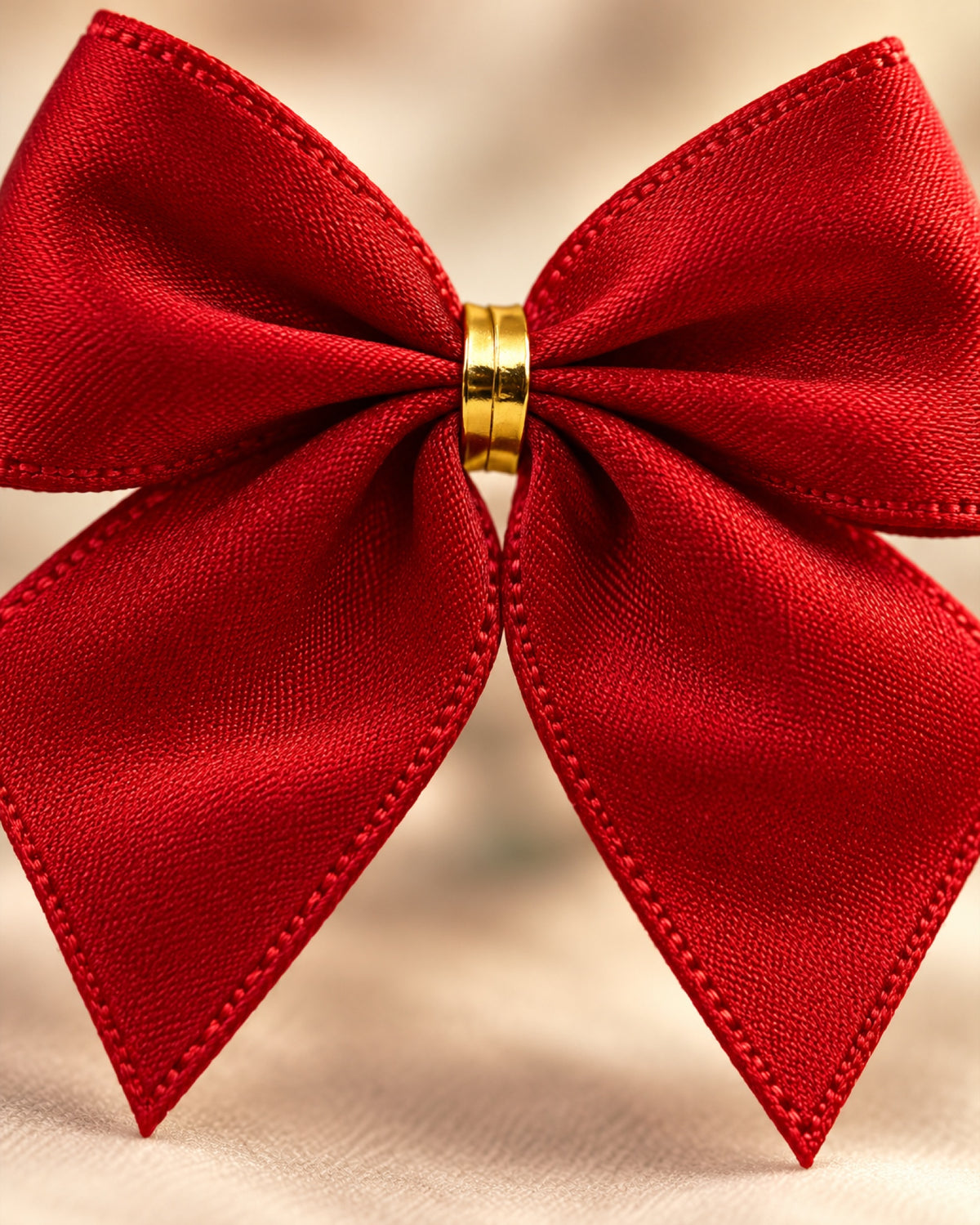 Lazo decorativo para el árbol de Navidad, detalle